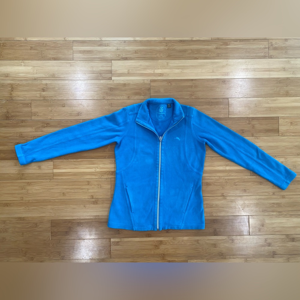 Tommy Bahama Vibrant Blue Zip-Up Jacket